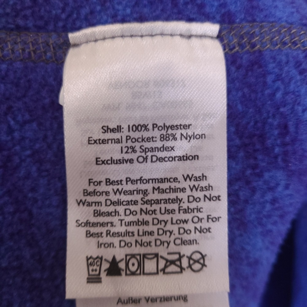 Eddie Bauer Sweater Jacket Mens XL Blue First Ascent Fleece‎ 1/4 Zip Pullover - Picture 12 of 13